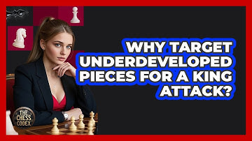 Why Target Underdeveloped Pieces for a King Attack?