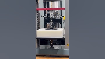 ASTM D3574 Foam Compression Test Zwick Roell Z005 #materialtesting #foam