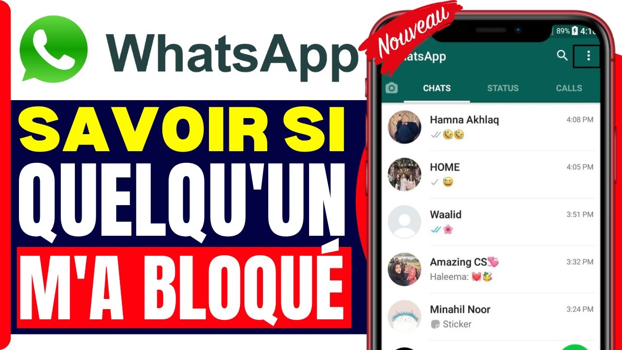 Comment Savoir Si Quelqu'un M'a Bloqué Sur Whatsapp ( En 2025 ) - YouTube