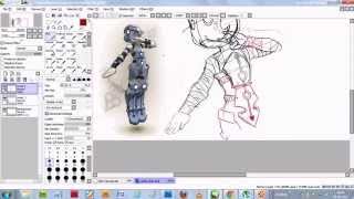 Speed Painting Sai: Wakfu Xelor (Part 1)