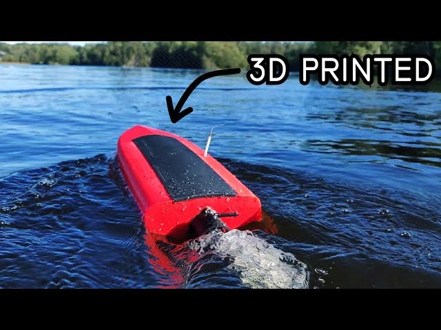 tykkelse præsentation kande IT'S TOO POWERFUL - 3D Printed RC Boat - YouTube