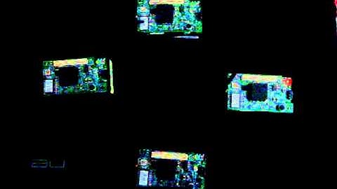 Sensor network with micaz motes, token ring network test.