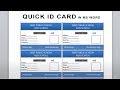 How to Make Multiple Identy Card Quick in MS Word