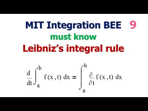 Clip 1156 : 09 MIT Integration Bee ต้องรู้  Leibniz's integration rule