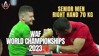 2023 WAF 70 KG RIGHT HAND SENIOR MEN ALL MATCHES