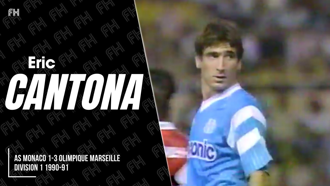 Carte Collector Éric Cantona Rookie 1988 – Olympique De Marseille Vintage OM