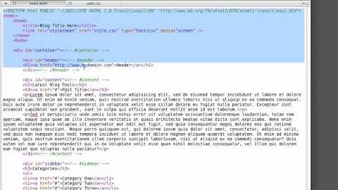 How to Convert Your HTML Page to a Wordpress Theme, Part I