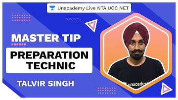 UGC NET Preparation Technic | Master Tip | NTA UGC NET 2020 | Talvir Singh