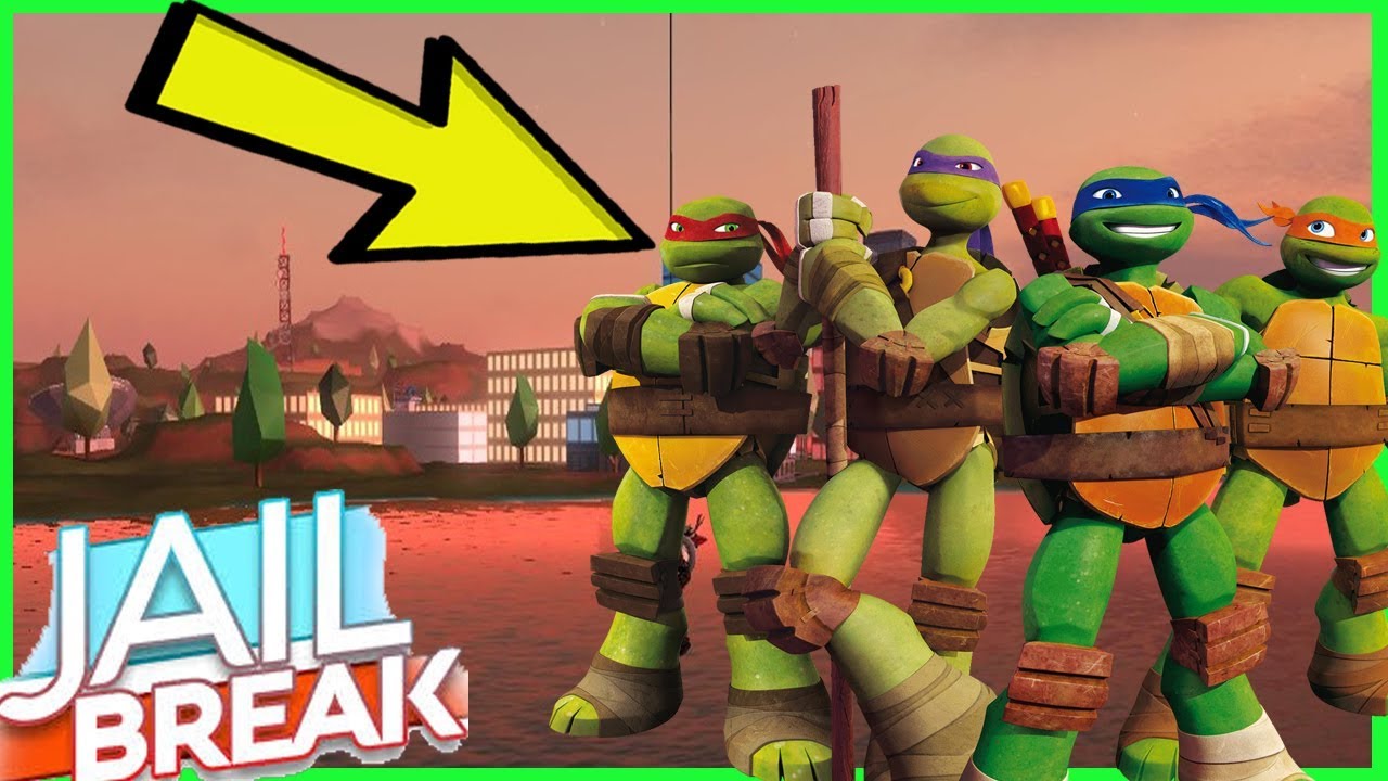Roblox Jailbreak Finding The Teenage Mutant Ninja Turtle Easter - tmnt rise of the turtles roblox