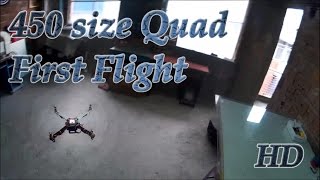 QUADCOPTER (DRONE) First Test Flight! (TR)