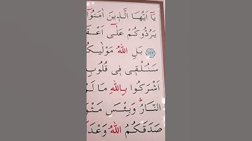 سورة ال عمران الأية 149 إلى 151 القارئ سعد الغامدي