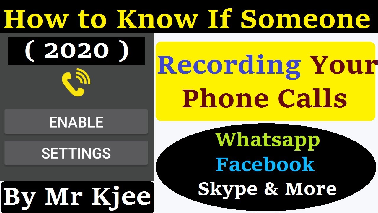 How To Know If Someone Recording Your Phone Calls? 2020 | How To Stop From Recording Your Call?