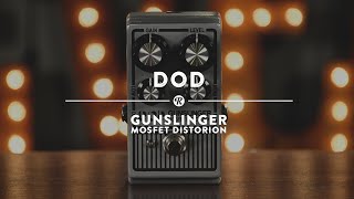 DOD Gunslinger Mosfet Distortion | Reverb Demo Video