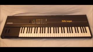 Ensoniq Mirage DSK Sound Library Demo