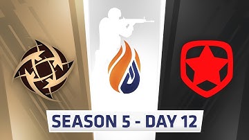 ECS Season 5 Day 12 - NIP vs Gambit - Train