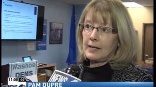 KRNV: One Month To Go For NV Dems Caucus