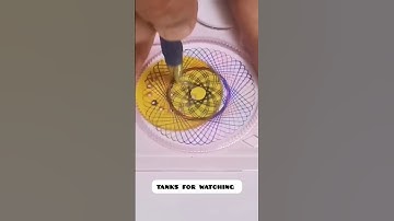 Attractive and spectacular design of magic circles spirograph 👍👍#spirograph #shortvideo #magic#2025