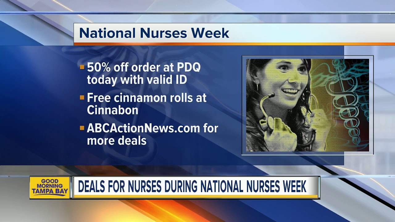 Where to find National Nurses Week deals, freebies