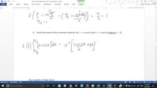 Section 10 5 Points of Intersection Polar Example 3
