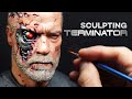 Sculpting Realistic Battle Damaged Terminator(T-800) Sculpture Timelapse - Dark fate Movie
