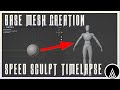 Base Mesh Creation | Timelapse