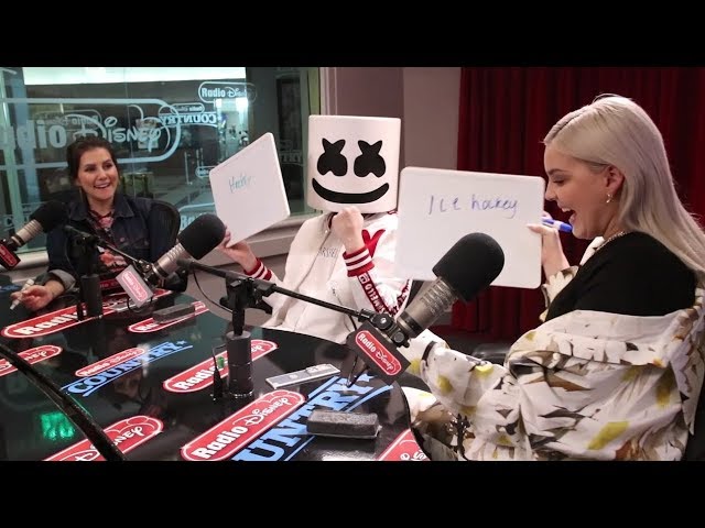 Marshmello and Anne-Marie Best Friends Challenge | Radio Disney