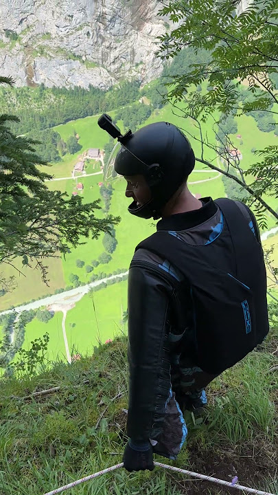 New Wingsuit BASE Jump Exit in Switzerland