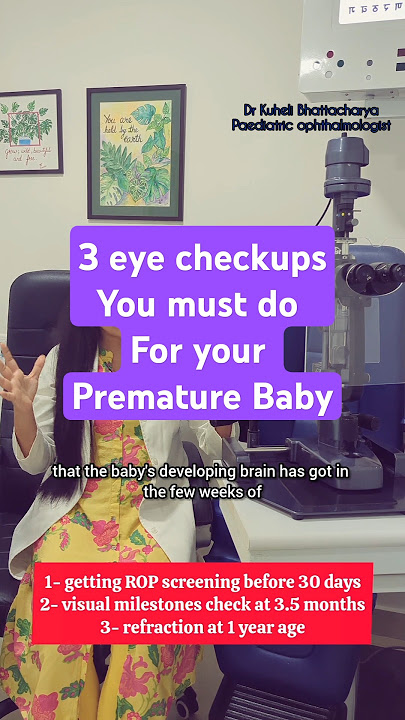 Must watch for premature babies #prematurebaby #nicu #rop #eyecare