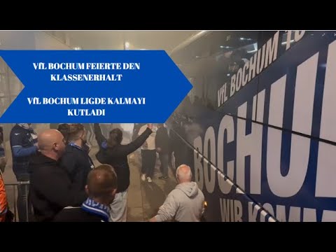 VfL Bochum feiert den Klassenerhalt// VfL Bochum Ligde Kalmayı Kutladı