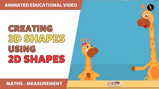 Creating 3D Shapes Using 2D Shapes | Basic Shapes Activities | Fun with Gaffy | TicTacLearn