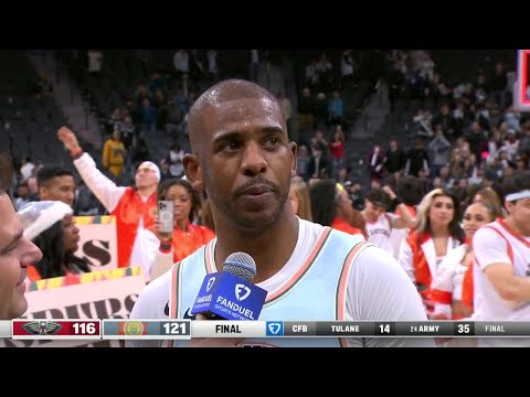 Chris Paul reacts