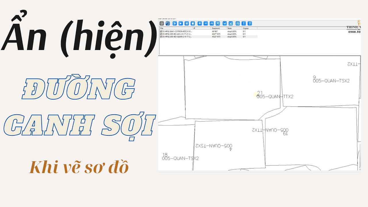 177/ Hướng dẫn (ẩn) hiển thị đường canh sợi khi vẽ sơ đồ - 0988 909 679 ...