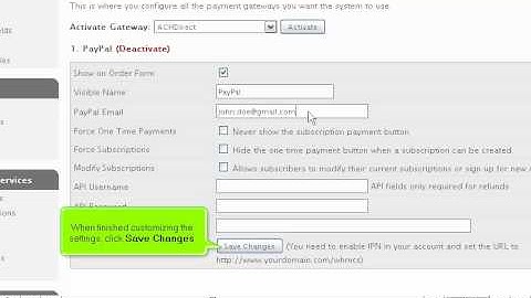 How to set up your payment gateways for use with WHMCS - WHMCS Tutorials