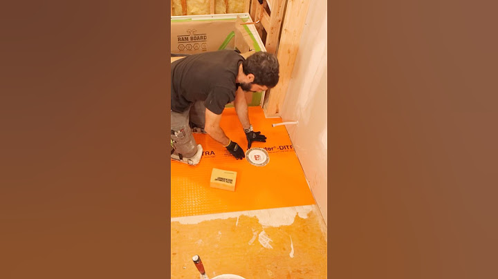 Schluter DITRA Installation Tips - #shorts