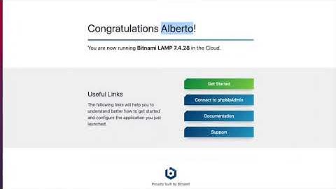 Shifting LAMP to cloud :  a LAMP stack project migrated to AWS Lightsail