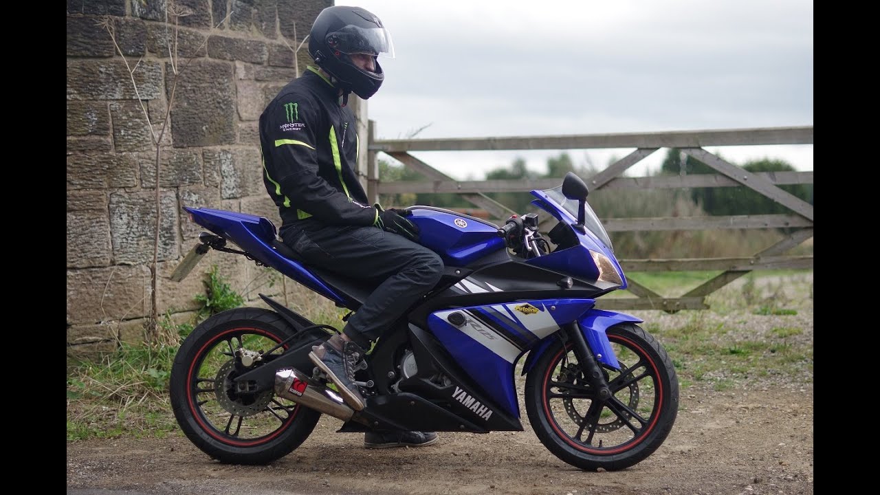  Yamaha  YZF  R125  Scorpion Exhaust Sound Test And Ride GoPro 