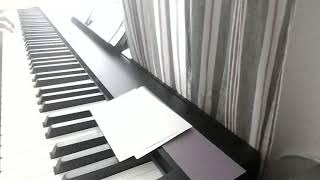 piano practice, hanon 4 left hand
