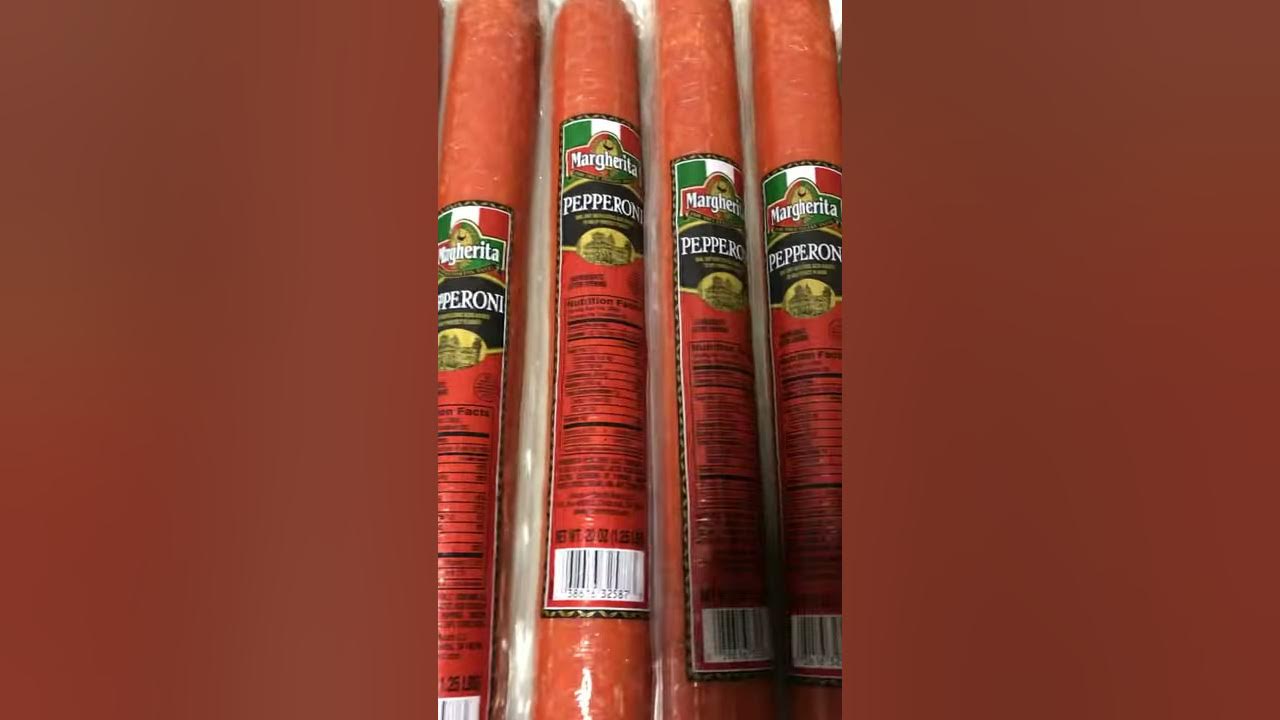Huge Sticks Of Margherita Pepperoni YouTube