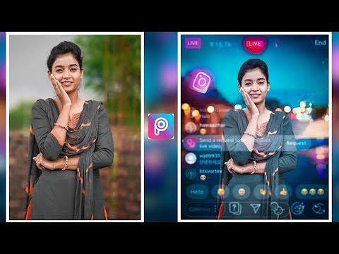 Calop Instagram Live Photo Editing || Picsart Instagram Live Photo Editing 2020