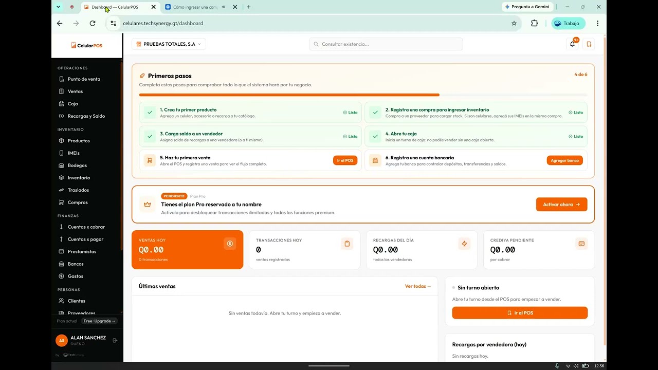 Vista previa: Punto de venta (POS)