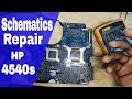 How to repair Laptops using Schematics, HP 4540s no power repair