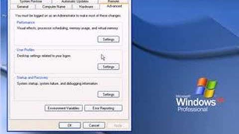Windows XP Tip: Turn Off Error Reporting