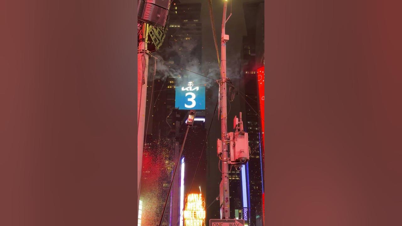 2025 New Year’s Eve Times Square Ball Drop in New York City 4K60