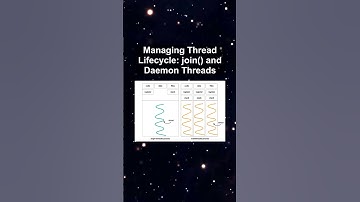 Managing Thread Lifecycle: join() and Daemon Threads #ai #artificialintelligence #machinelearning