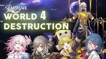 Simulated Universe World 4 Fire Trailblazer + March 7 Walkthrough | Honkai Star Rail