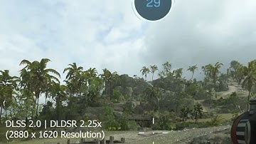 WARZONE DLSS 2.0 VS NO DLSS (DLDSR 2.25x)