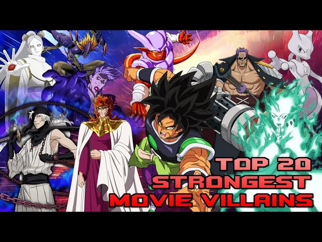 Top 20 Strongest Villains from Anime Movies - YouTube