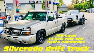 How to build a drift Silverado. Hydro ebrake, t56 swap and more