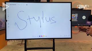 Infocomm 2024 I3-Technologies Demos I3Sixty 3 Rotatable Interactive White Board Display