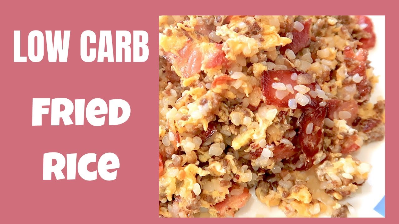 LOW CARB FRIED DIET FOR DIABETIC SHIRATAKI FRIED RICE YouTube